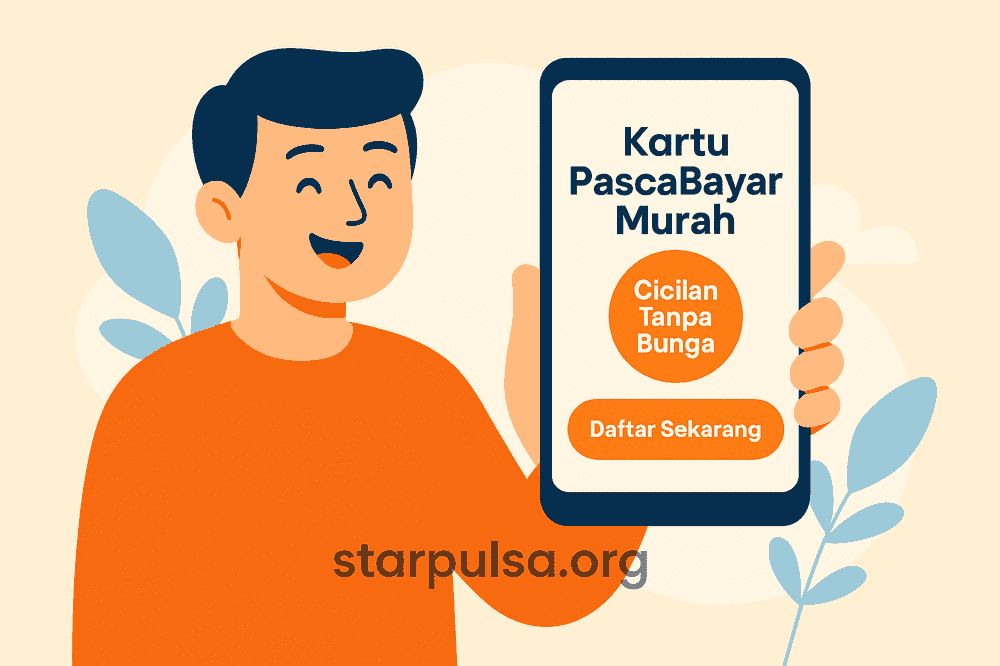 Kartu PascaBayar Murah Tarif Ringan dan Cicilan Tanpa Bunga Hanya di Sini