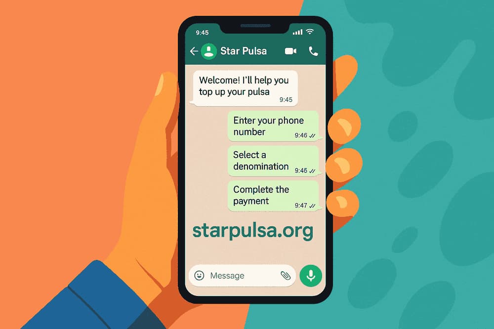 Top Up Pulsa via WhatsApp Bot Otomatis, Bebas Repot dan Bebas Error