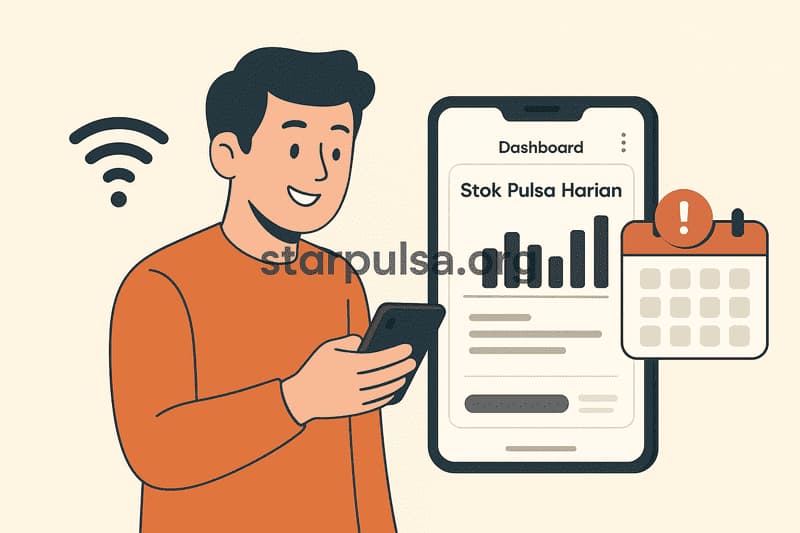 Cara Pintar Mengelola Stok Pulsa Harian Agar Tak Kehabisan