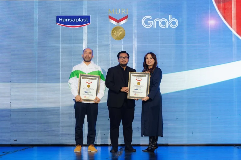 Hansaplast Grab Cetak Rekor MURI! 2.238 Driver Dibekali Ilmu Perawatan Luka