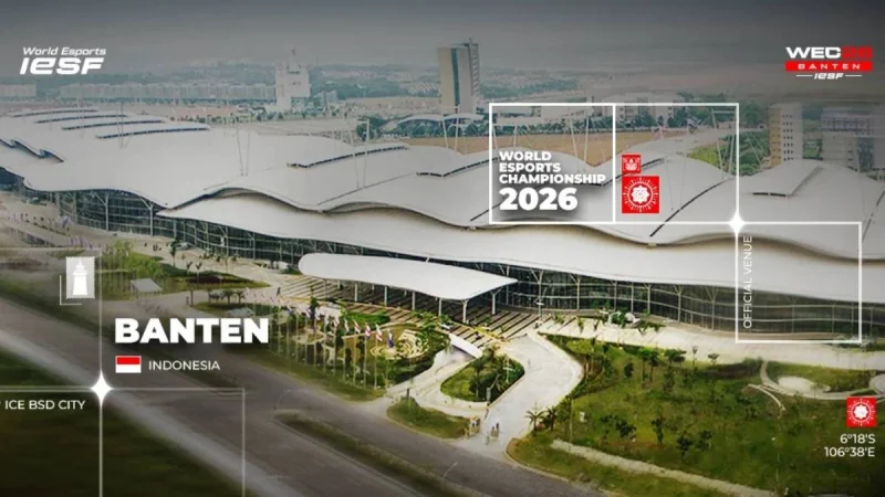 Pesta Esports Dunia 2026 Digelar di Indonesia! 160 Tim Siap Bertarung di ICE BSD